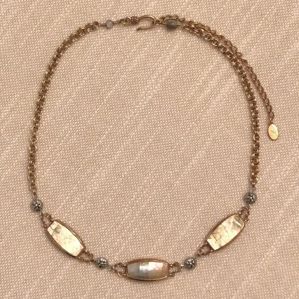 Liz Claiborne | Abalone Necklace | 17” Adjustable
